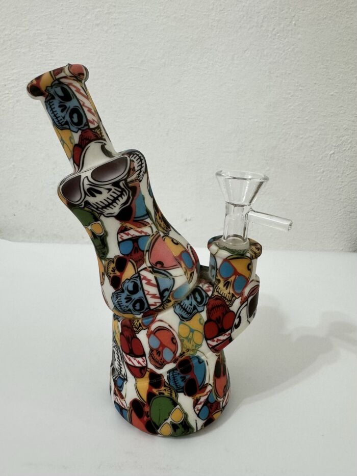 bong silicona c-diseño 18 cm